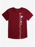 Disney The Aristocats Music Chord Women's T-Shirt - BoxLunch Exclusive, BURGUNDY, hi-res