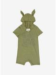 Star Wars Yoda Ears Infant One-Piece - BoxLunch Exclusive, BLACK, hi-res