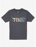 Marvel Rainbow Avengers Logo Youth T-Shirt - BoxLunch Exclusive, MULTI, hi-res