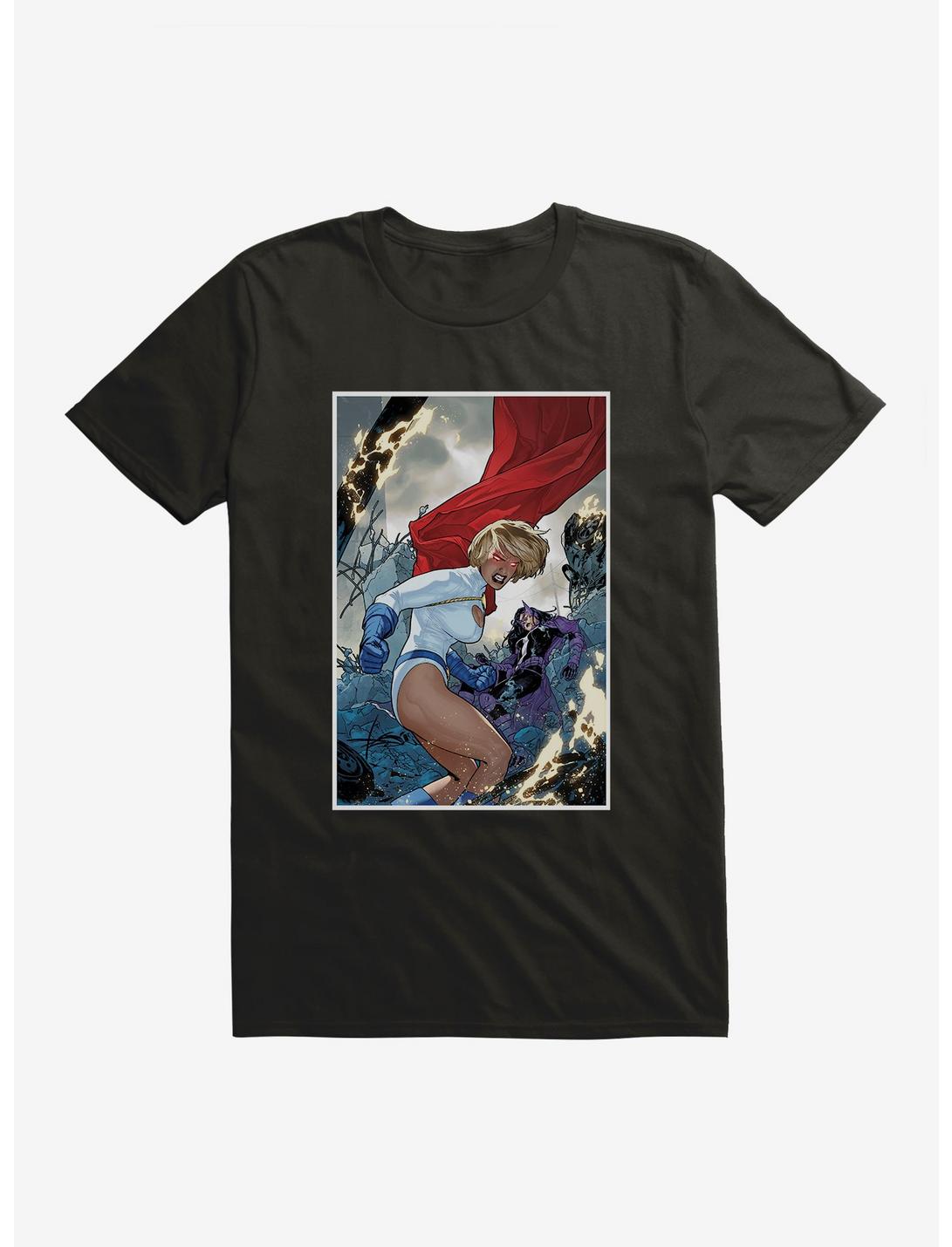 DC Comics Birds Of Prey Huntress And Power Girl T-Shirt, BLACK, hi-res