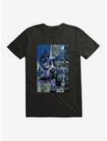 DC Comics Birds Of Prey Huntress Comic Art T-Shirt, BLACK, hi-res