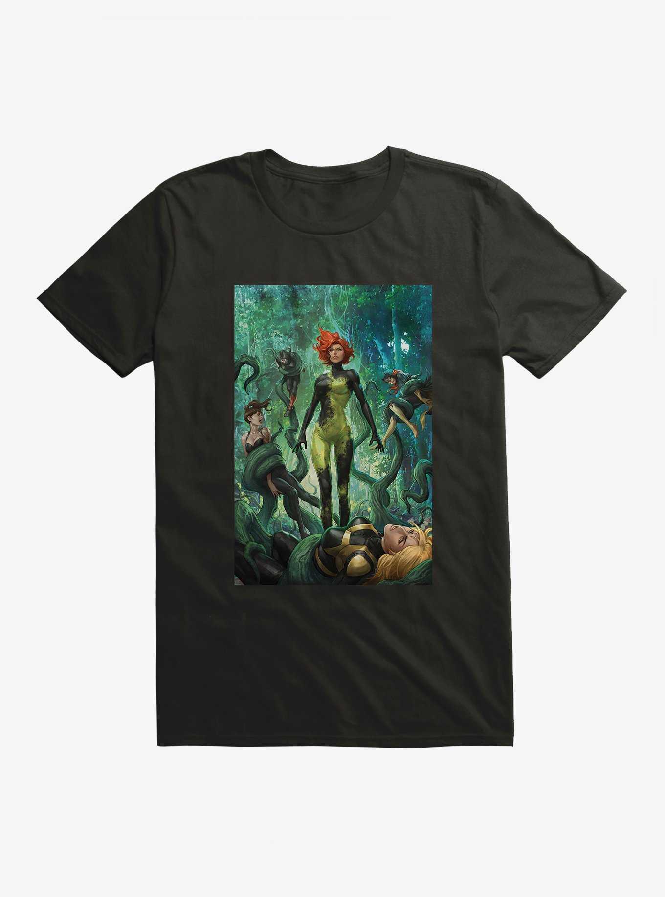 DC Comics Birds Of Prey Poison Ivy Death Grip Comic Art T-Shirt, , hi-res