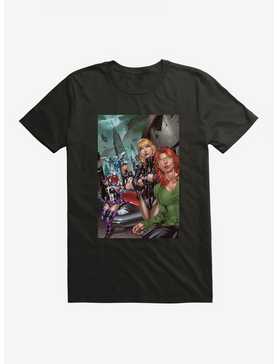 DC Comics Birds Of Prey The Team Comic Art T-Shirt, , hi-res