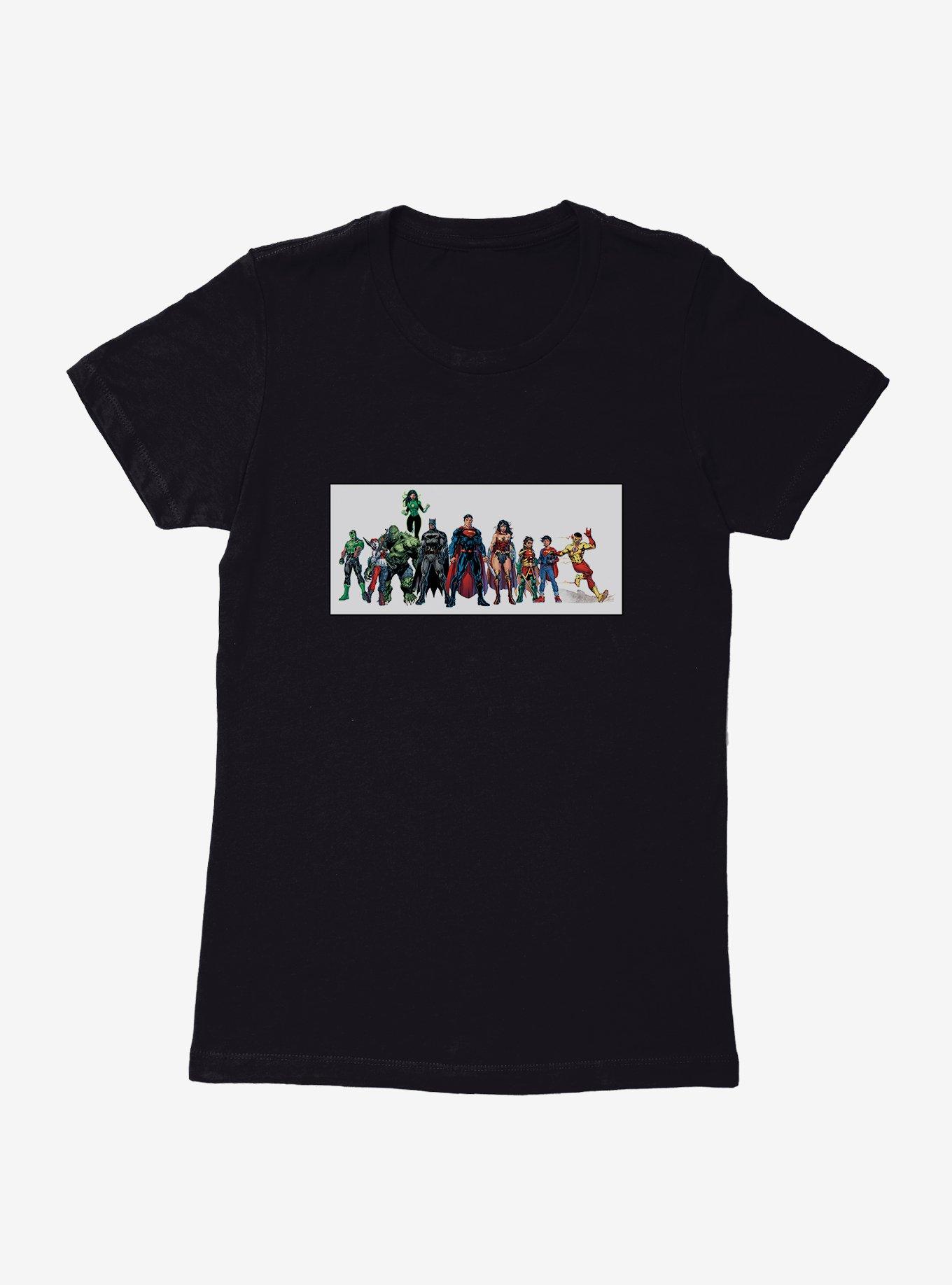 DC Comics Birds Of Prey The League Womens T-Shirt, BLACK, hi-res