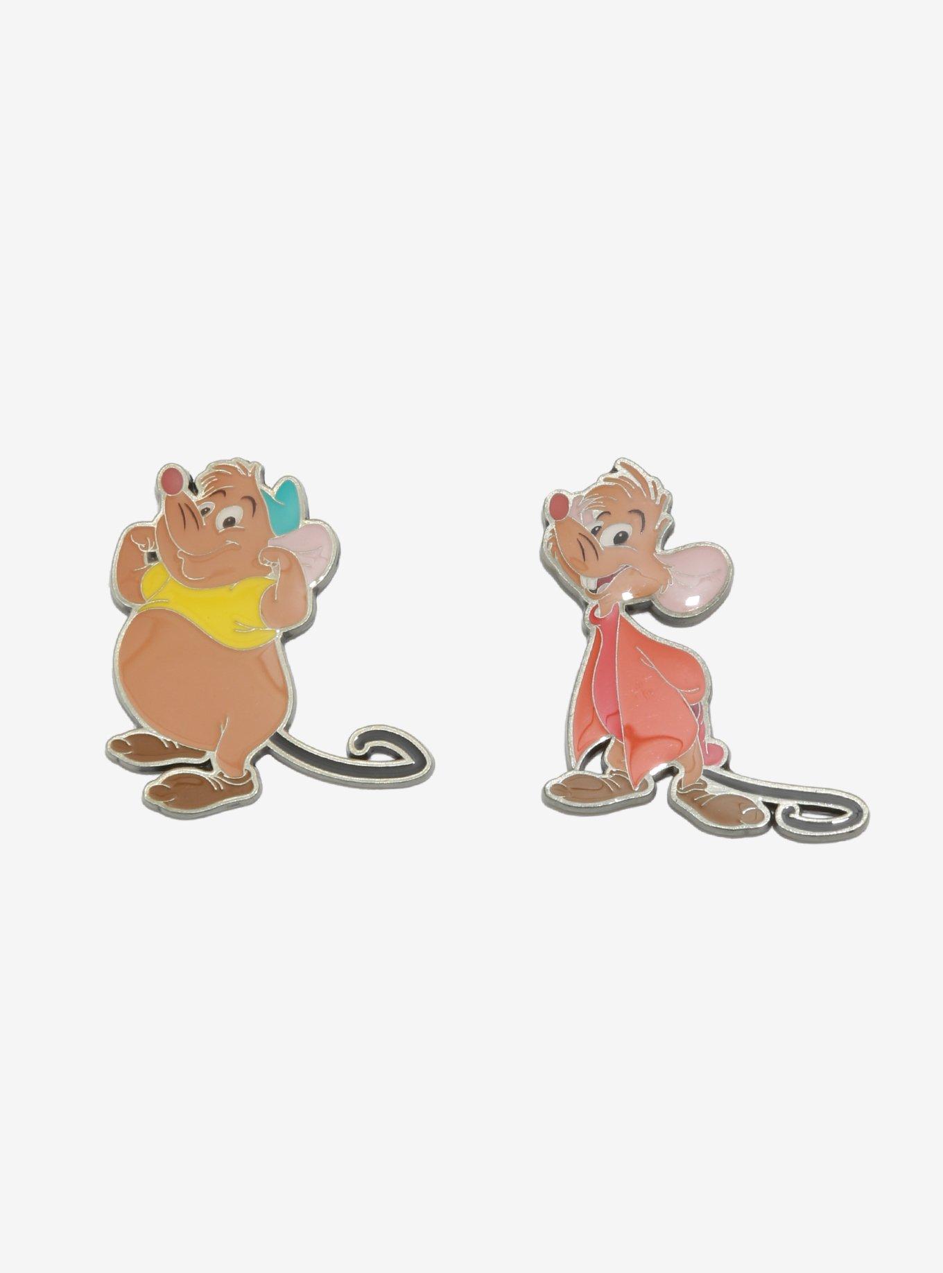 Disney Cinderella Jaq & Gus Enamel Pin Set Hot Topic
