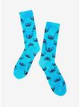 Disney Lilo & Stitch Allover Print Tie-Dye Crew Socks - BoxLunch Exclusive, , hi-res