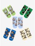 Avatar: The Last Airbender Characters Allover Print Crew Sock Set - BoxLunch Exclusive, , hi-res