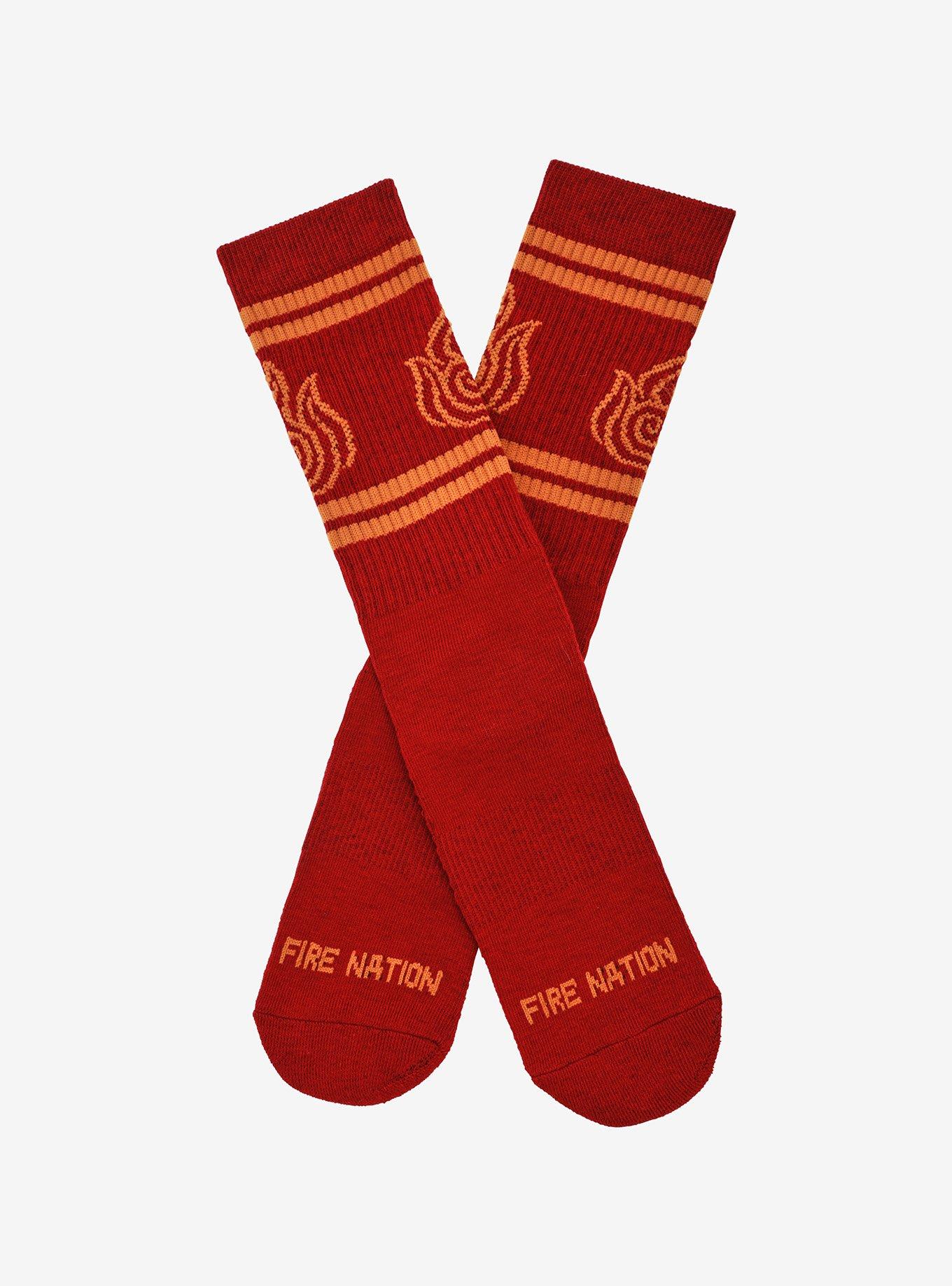 Avatar: The Last Airbender Fire Nation Crew Socks - BoxLunch Exclusive, , hi-res
