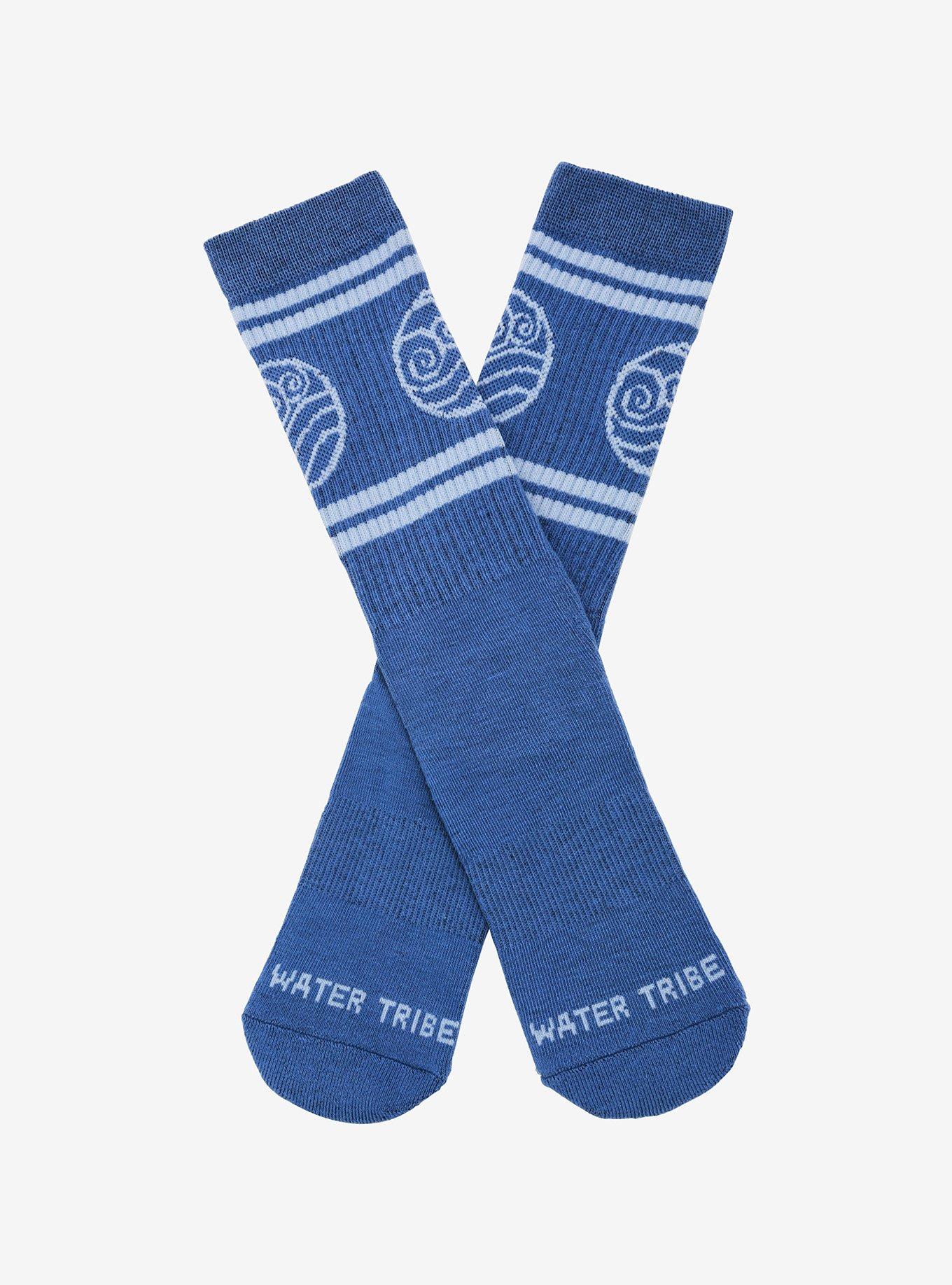 Avatar: The Last Airbender Water Tribe Crew Socks - BoxLunch Exclusive, , hi-res