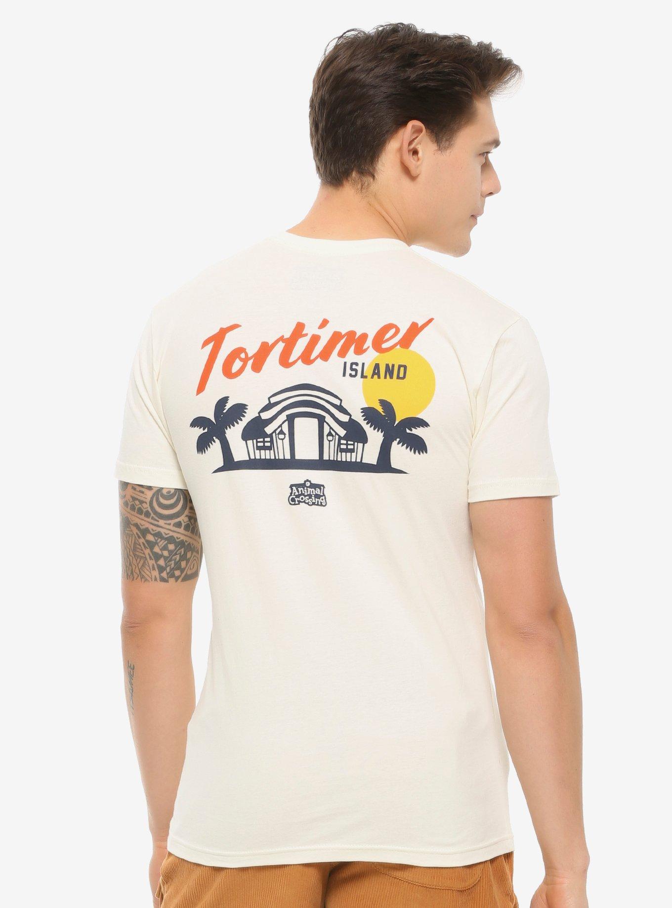 Animal Crossing Tortimer Island T-Shirt - BoxLunch Exclusive, WHITE, hi-res