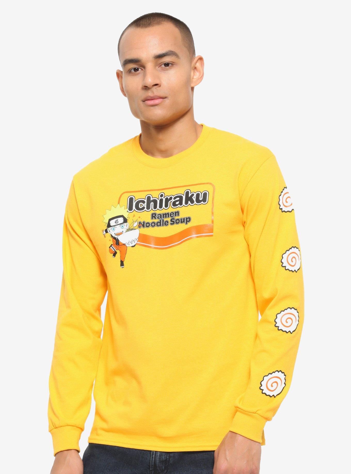 Naruto Shippuden Ichiraku Ramen Noodle Soup Long Sleeve T Shirt