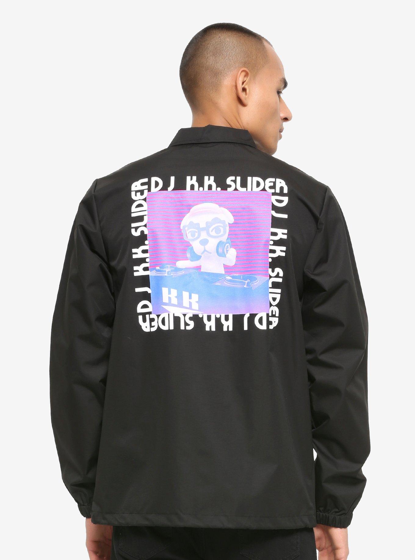 Nintendo Animal Crossing DJ K.K. Slider Coach's Jacket - BoxLunch Exclusive, BLACK, hi-res