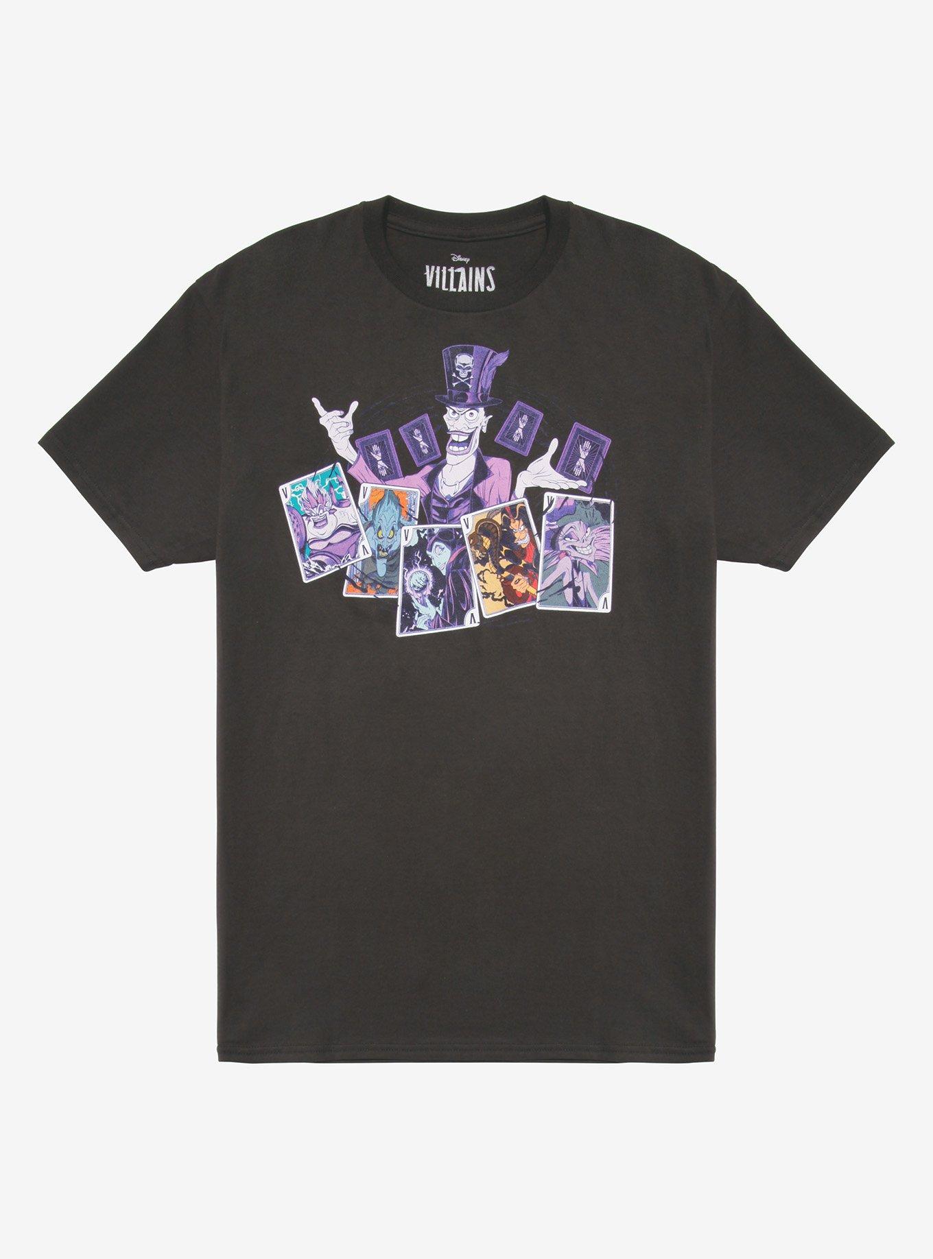 Disney Villains Tarot Cards T-Shirt, BLACK, hi-res