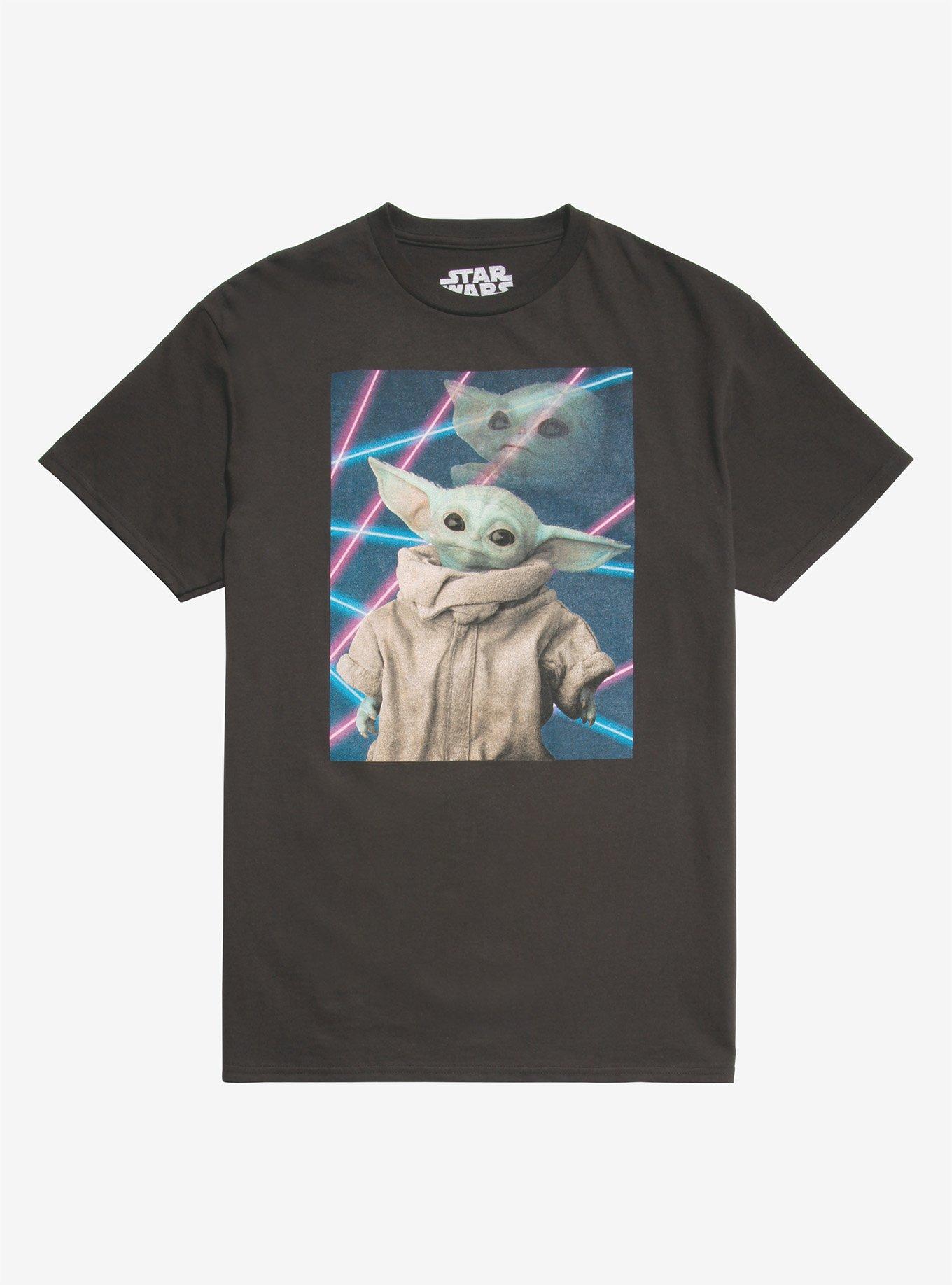 Star Wars The Mandalorian The Child Yearbook Portrait T-Shirt, BLACK, hi-res