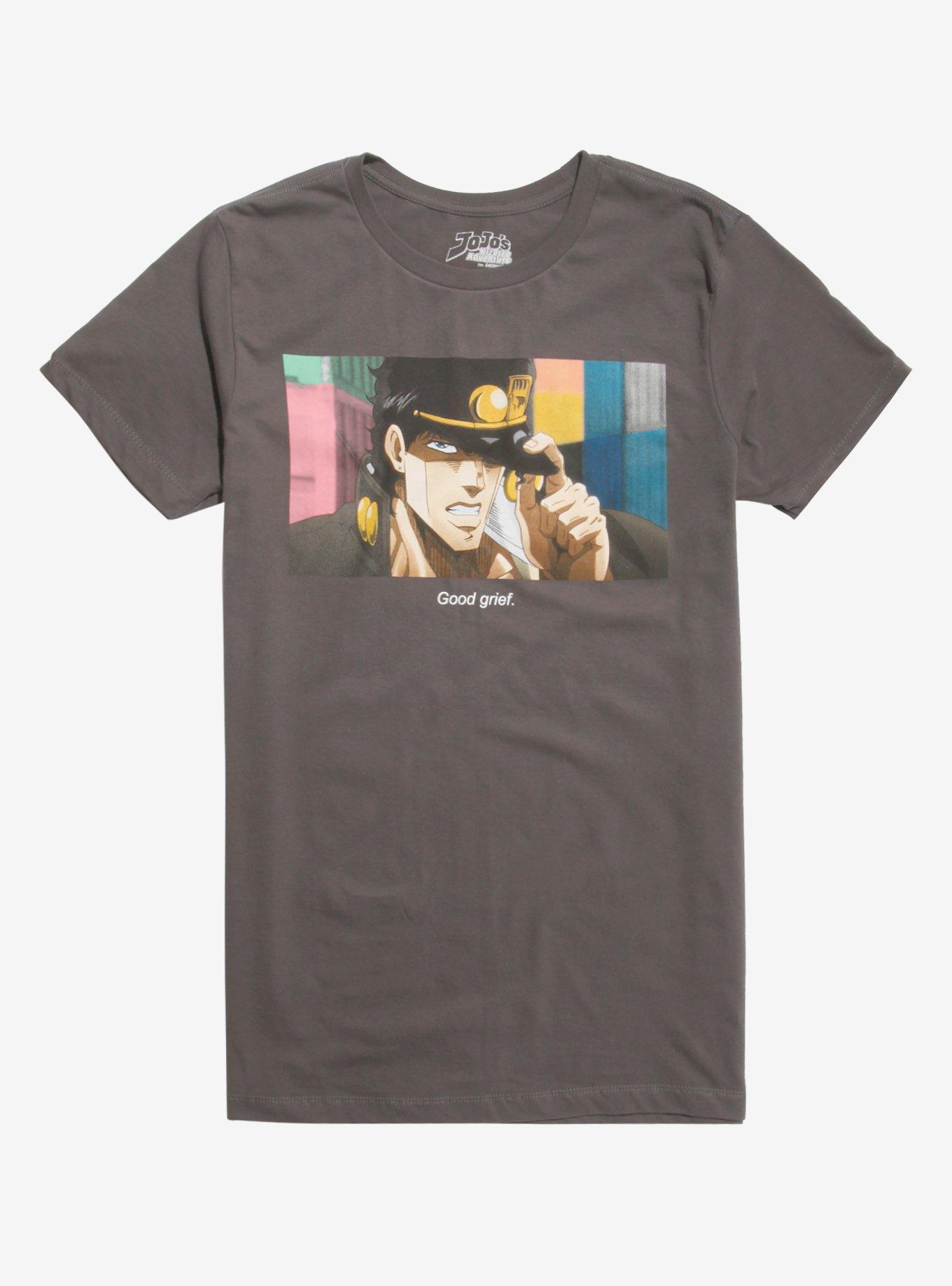 Jojo's Bizarre Adventure: The Animation Good Grief T-Shirt, GREY, hi-res