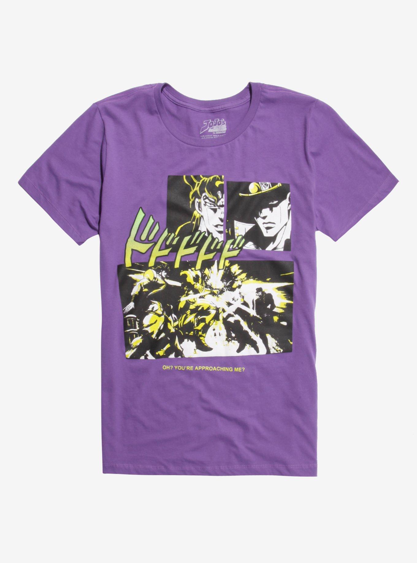 JoJo's Bizarre Adventure: The Animation Approaching T-Shirt, PURPLE, hi-res