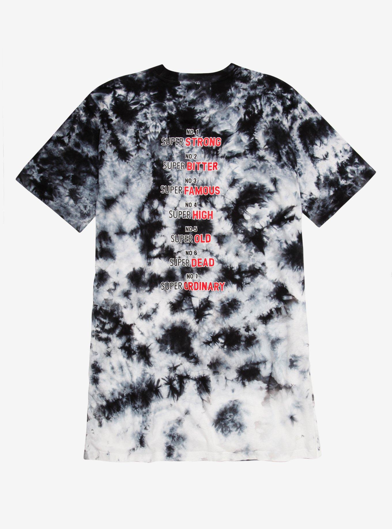 The Umbrella Academy Acid Wash T-Shirt Dress Plus Size, MULTI, hi-res