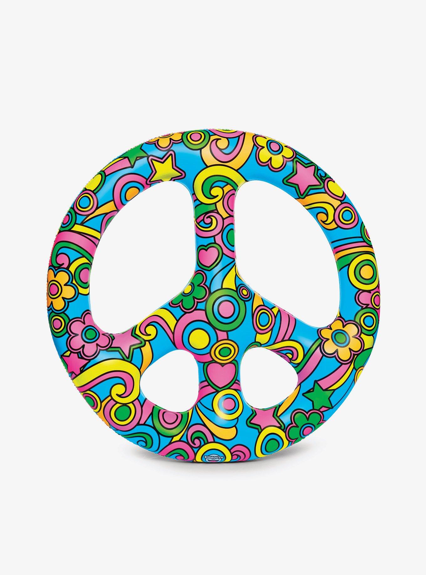 Giant Peace Sign Pool Float | Hot Topic