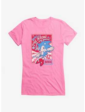 Sonic The Hedgehog Sonic's The Name Girls T-Shirt, , hi-res