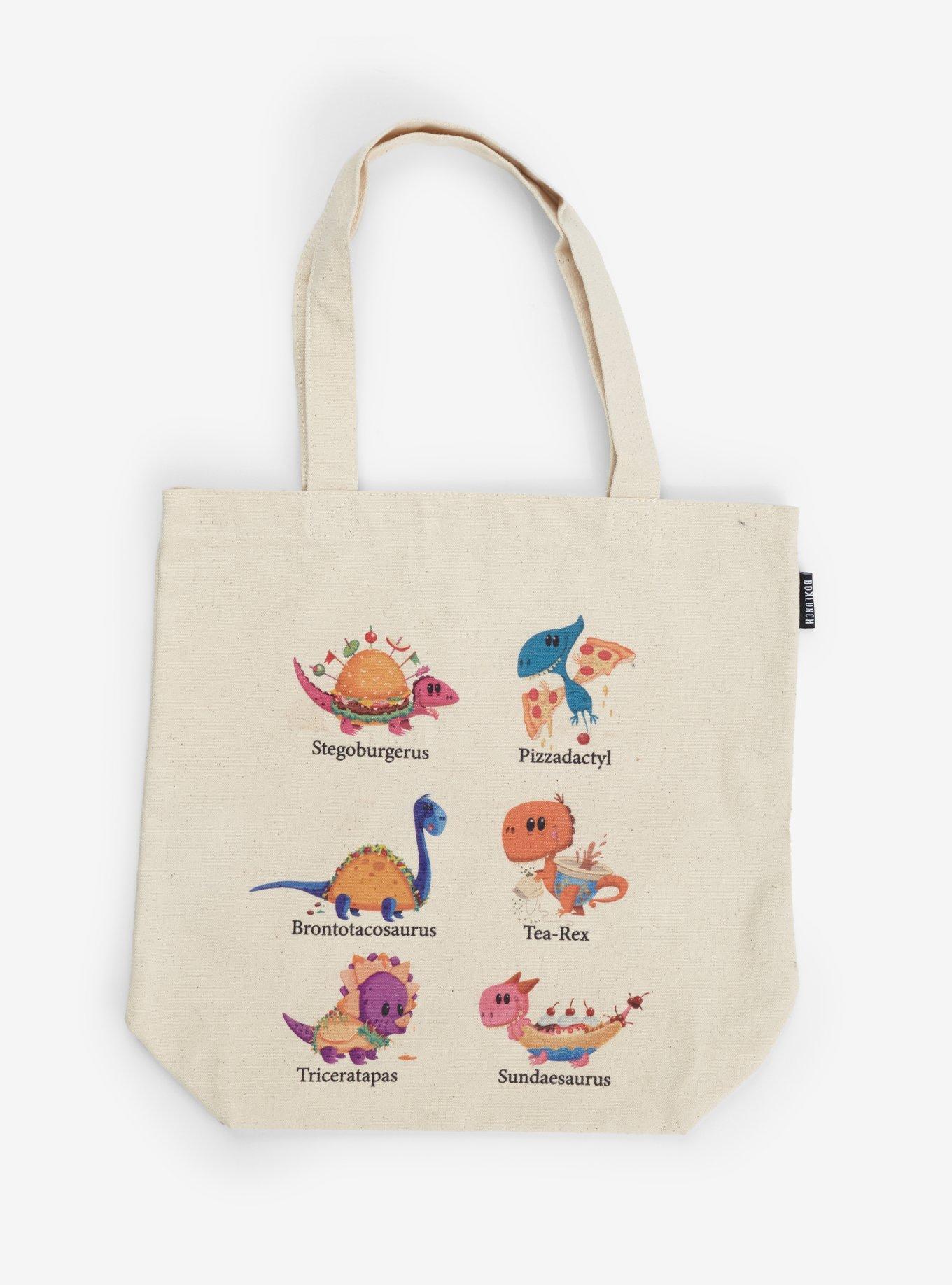 Dinosaur Food Tote Bag - BoxLunch Exclusive, , hi-res