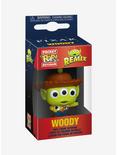 Funko Disney Pixar Remix Pocket Pop! Woody Vinyl Key Chain, , hi-res