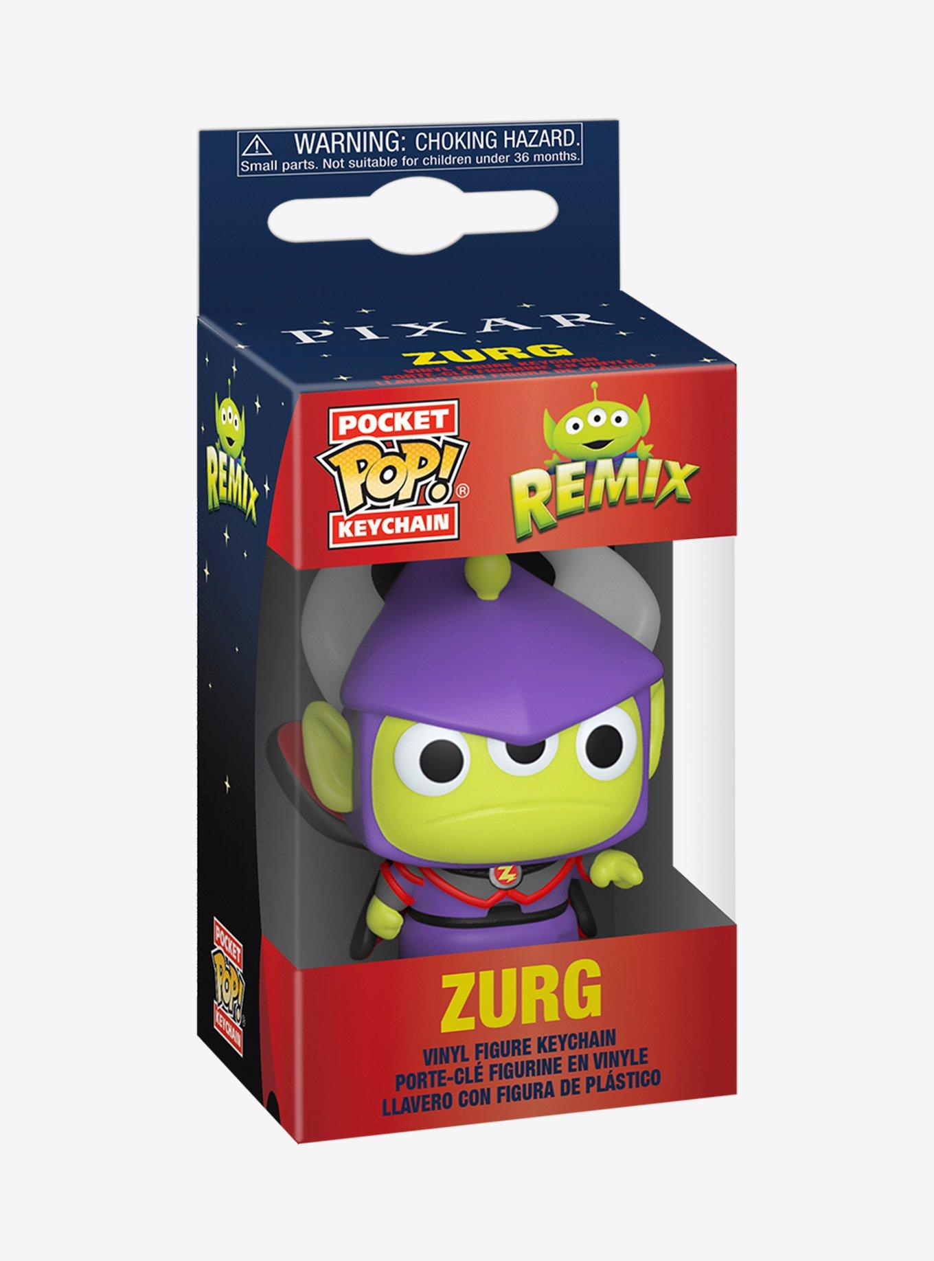 Funko Disney Pixar Remix Pocket Pop! Zurg Vinyl Key Chain, , hi-res