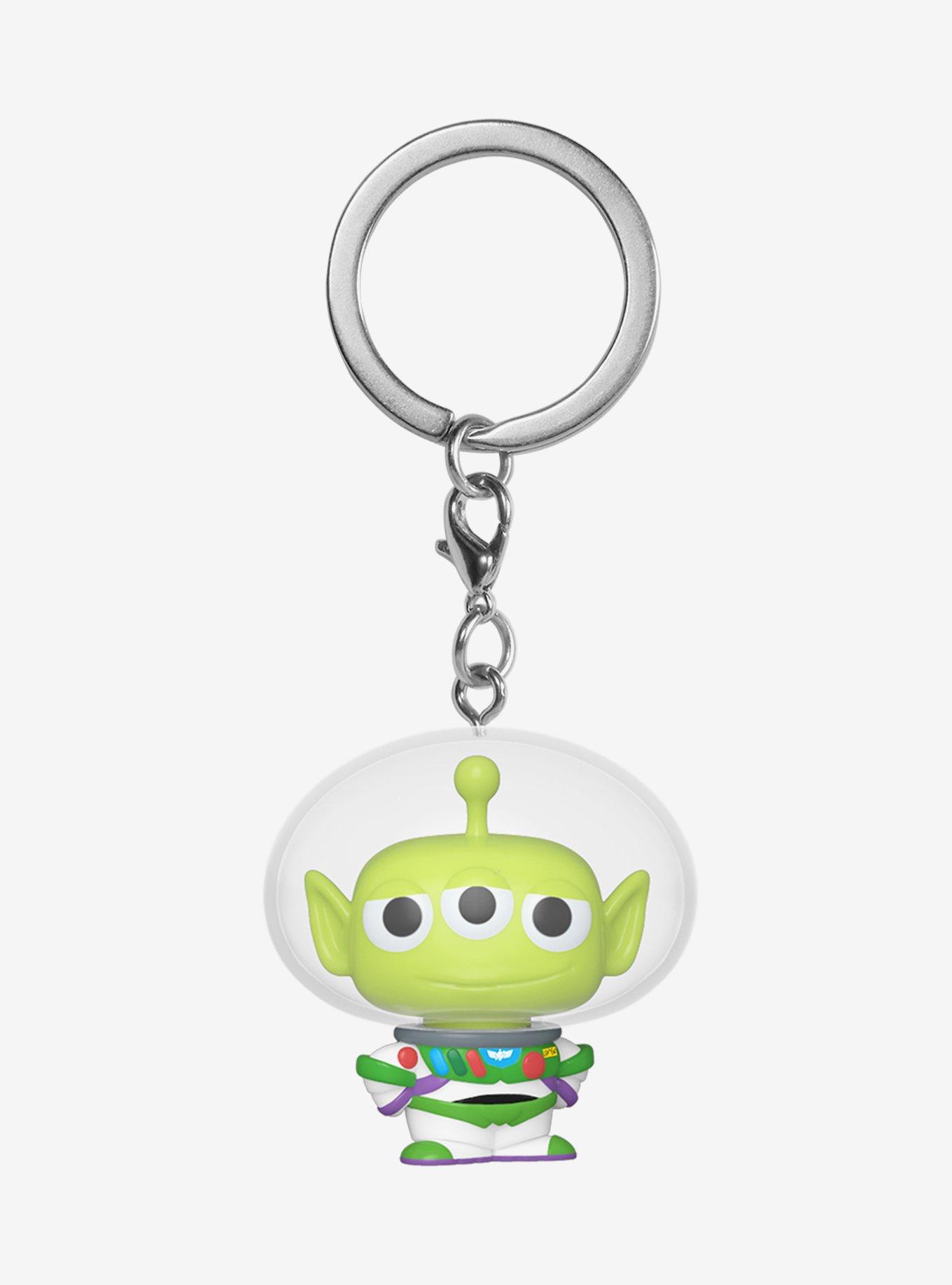 Funko Disney Pixar Remix Pocket Pop! Buzz Lightyear Glow-In-The-Dark Vinyl Key Chain Hot Topic Exclusive, , hi-res
