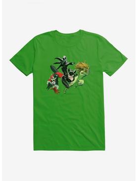 DC Comics Batman Harley Quinn, Cat Woman, And Poison Ivy T-Shirt, GREEN APPLE, hi-res