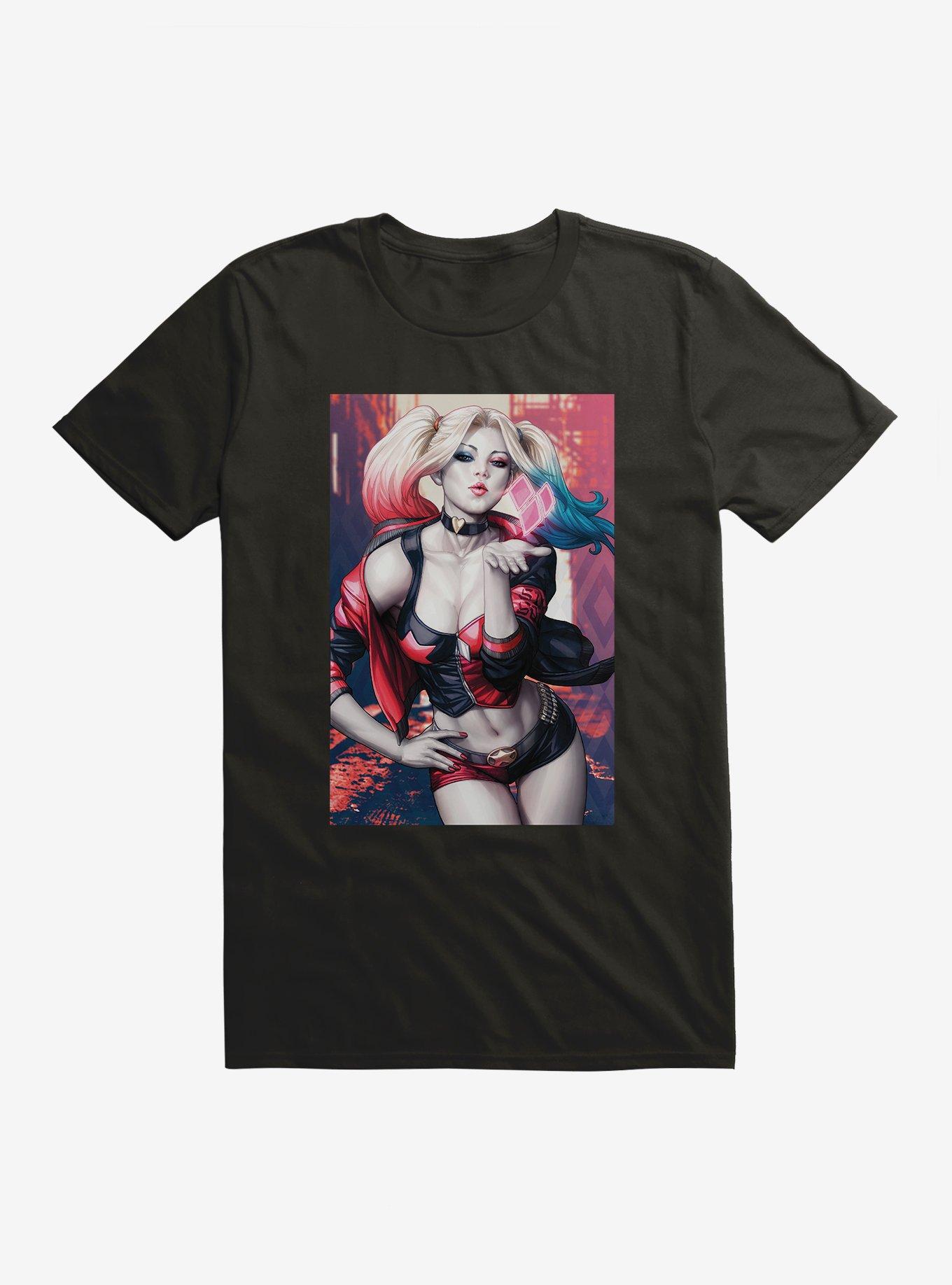 DC Comics Batman Harley Quinn Seductress T-Shirt, BLACK, hi-res
