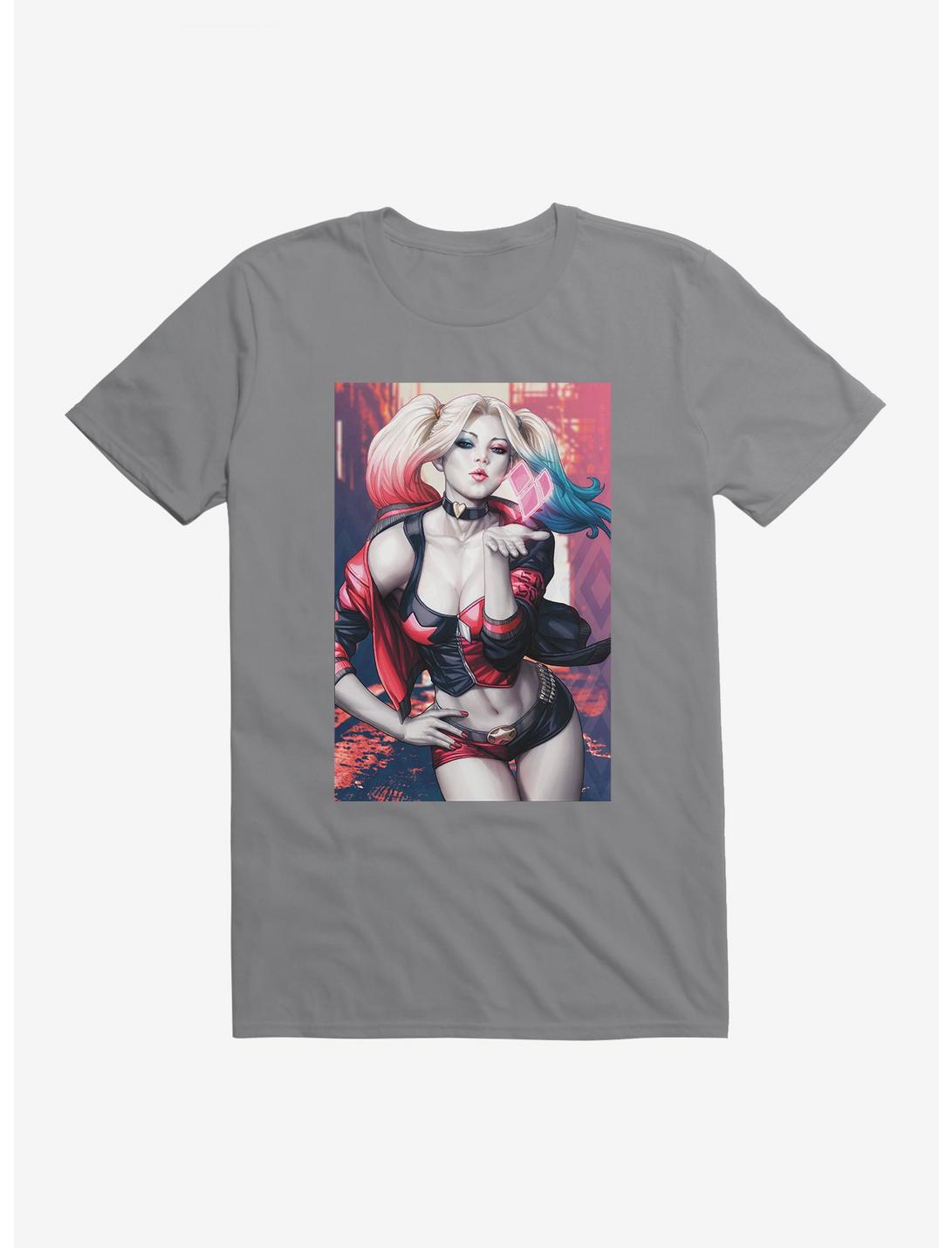 DC Comics Batman Harley Quinn Seductress T-Shirt, STORM GREY, hi-res