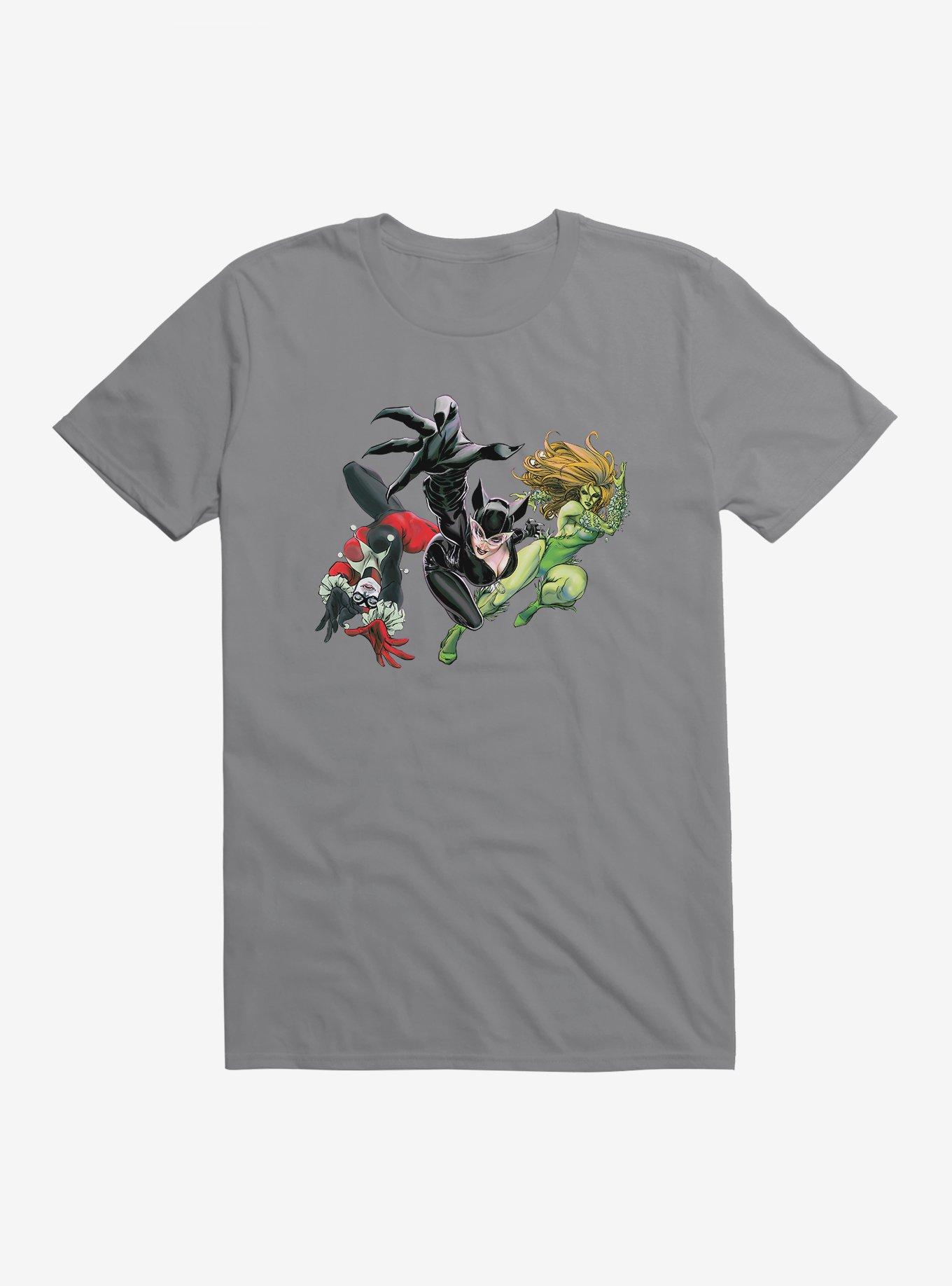 DC Comics Batman Harley Quinn, Cat Woman, And Poison Ivy T-Shirt, , hi-res