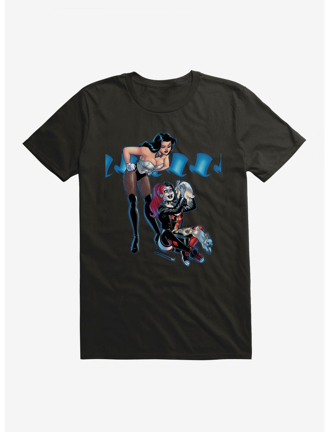 DC Comics Batman Harley Quinn Magic Trick T-Shirt, BLACK, hi-res