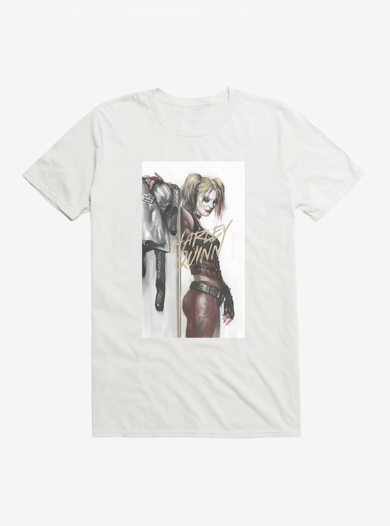 DC Comics Batman Harley Quinn Sketch Portrait T-Shirt, , hi-res