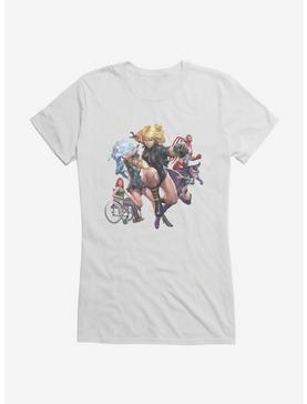 DC Comics Batman Birds Of Prey Squad Girls T-Shirt, WHITE, hi-res