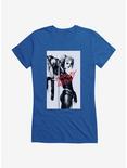 DC Comics Batman Harley Quinn Black And White Portrait Girls T-Shirt, , hi-res