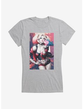 DC Comics Batman Harley Quinn Seductress Girls T-Shirt, HEATHER, hi-res
