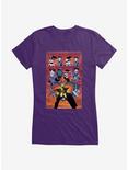 DC Comics Batman Harley Quinn And Joker Love Story Girls T-Shirt, PURPLE, hi-res