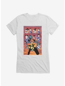 DC Comics Batman Harley Quinn And Joker Love Story Girls T-Shirt, WHITE, hi-res