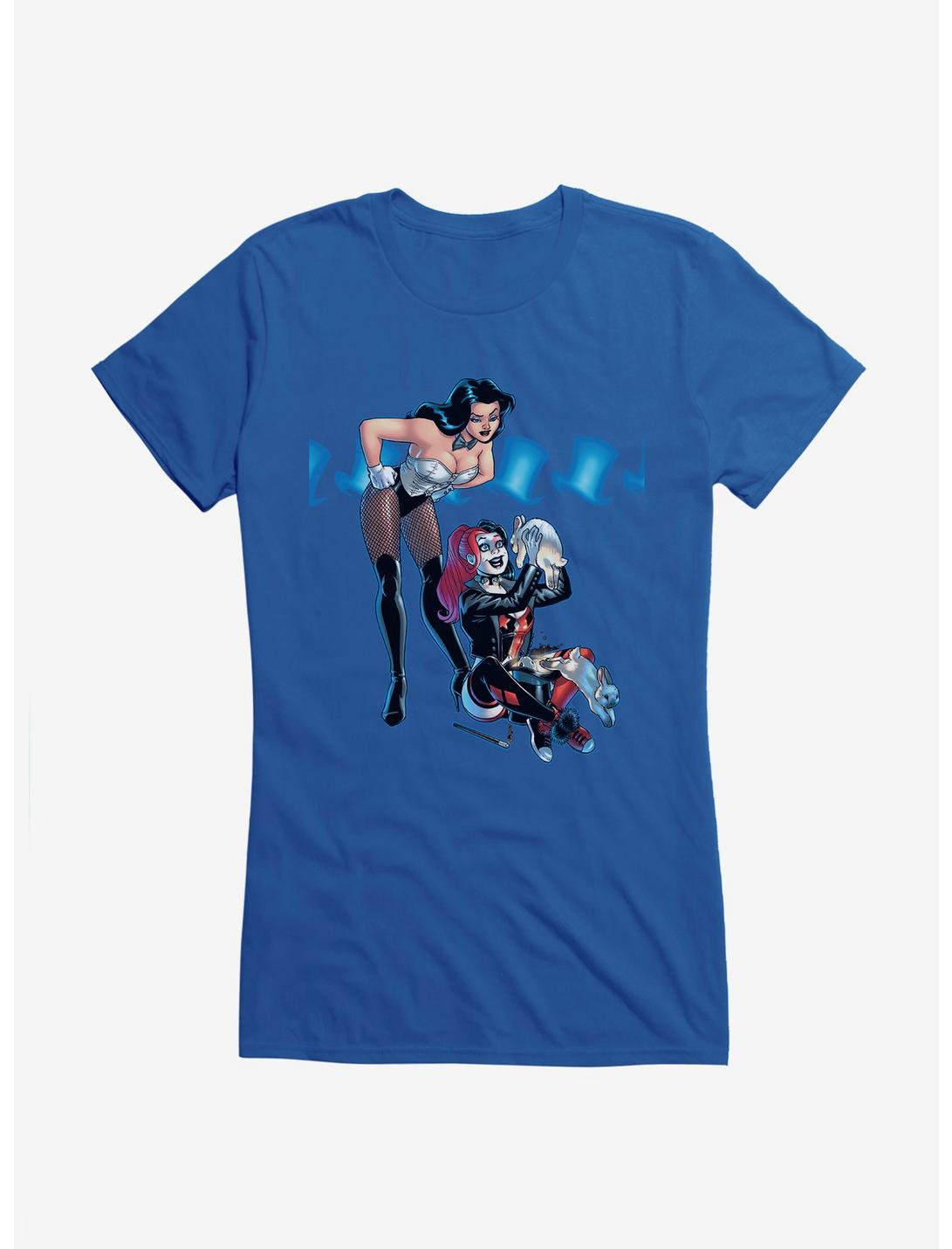 DC Comics Batman Harley Quinn Magic Trick Girls T-Shirt, , hi-res