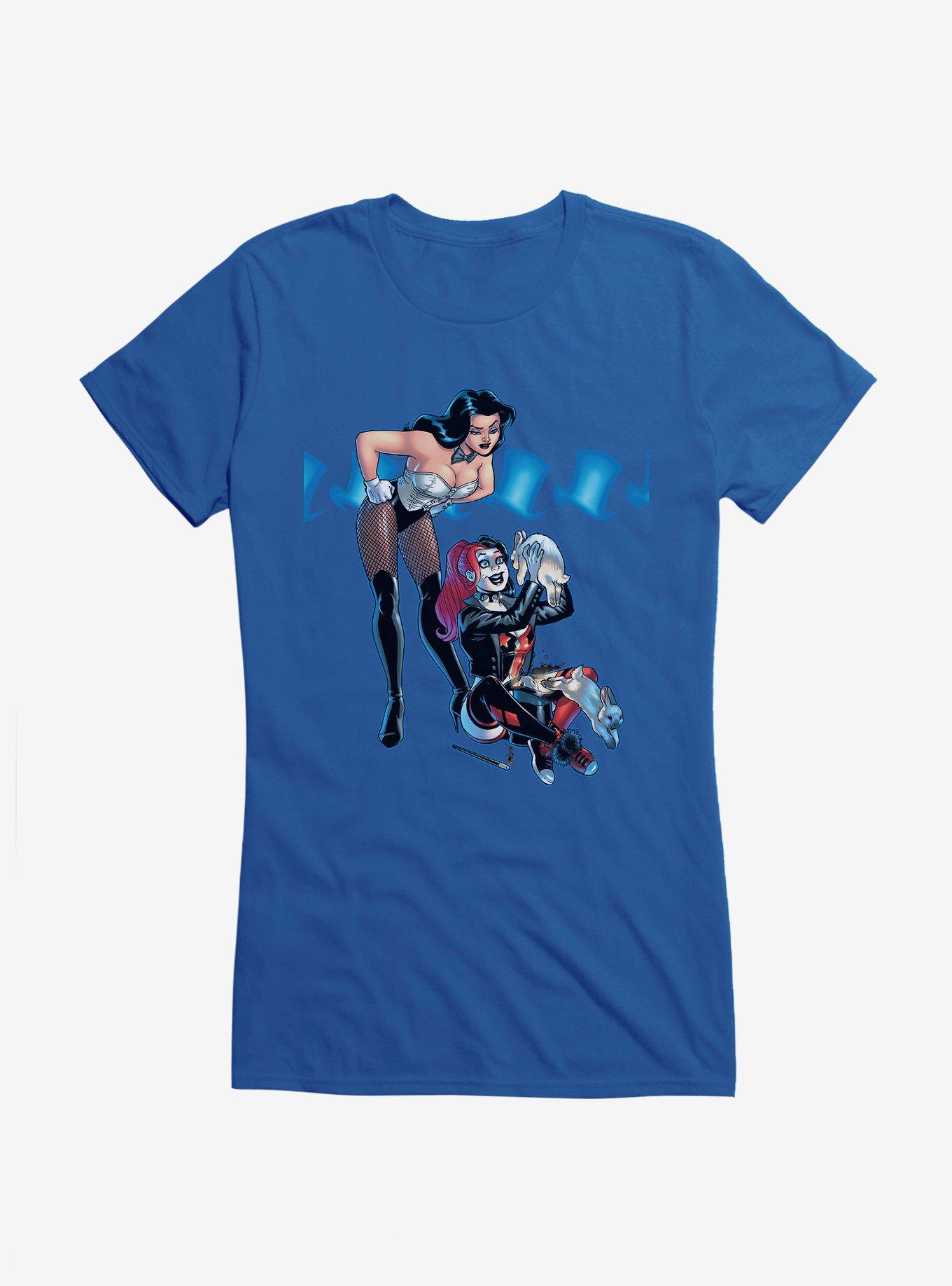 DC Comics Batman Harley Quinn Magic Trick Girls T-Shirt, , hi-res