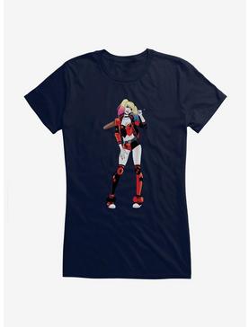 DC Comics Batman Harley Quinn Power Stance Girls T-Shirt, , hi-res