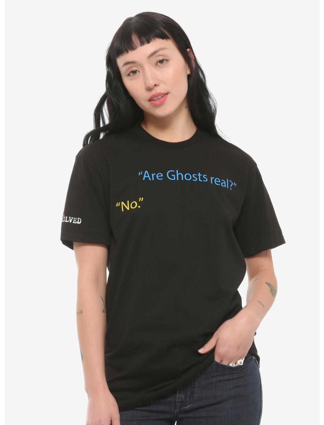 Buzzfeed Unsolved Are Ghosts Real Girls T-Shirt, MULTI, hi-res