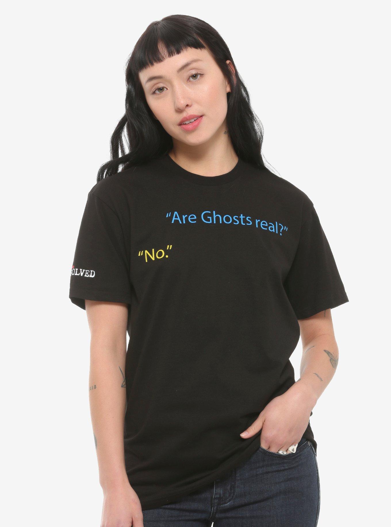 Buzzfeed Unsolved Are Ghosts Real Girls T-Shirt, MULTI, hi-res