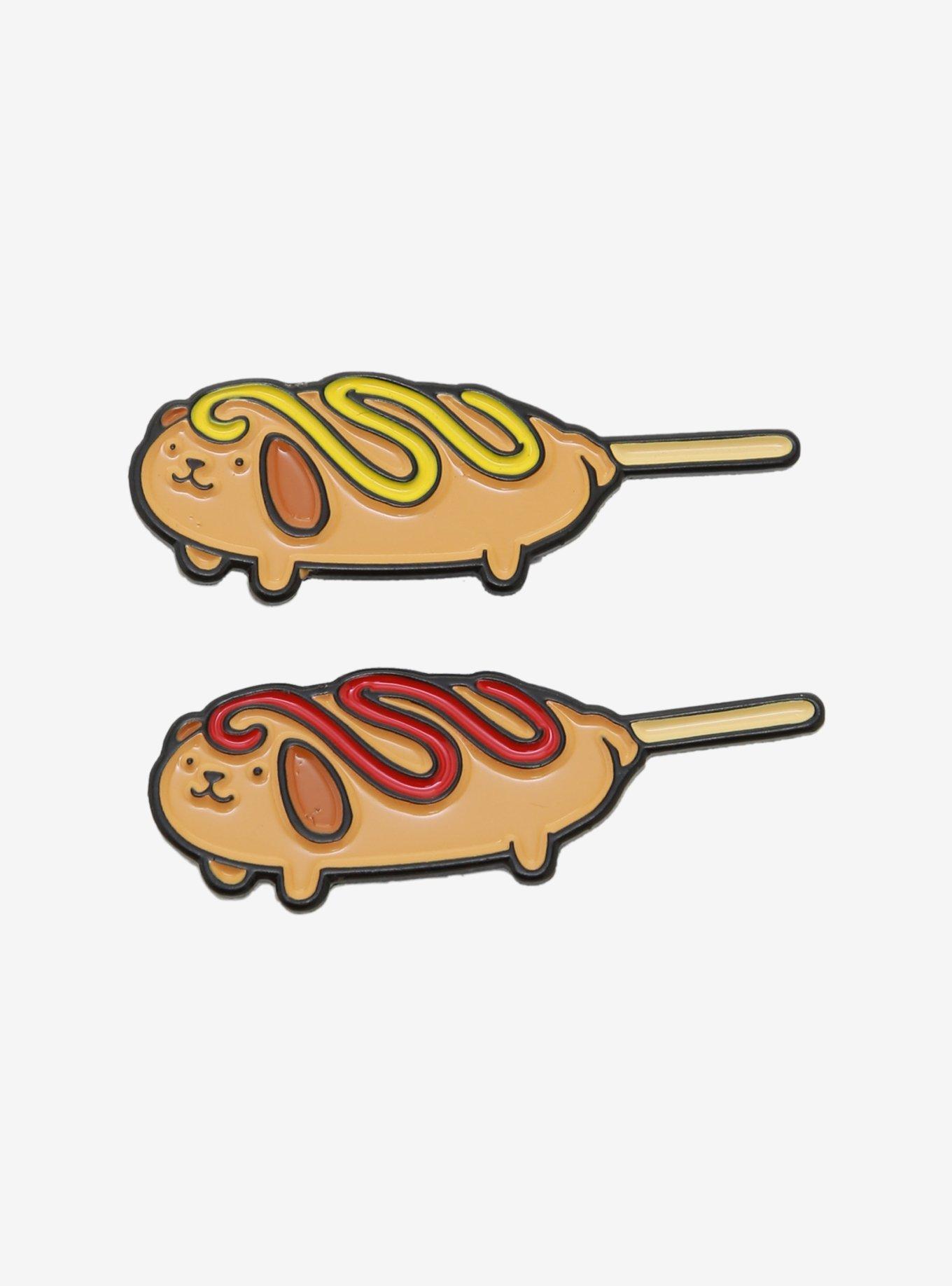 Corn Dog Enamel Pin Set - A BoxLunch Exclusive, , hi-res