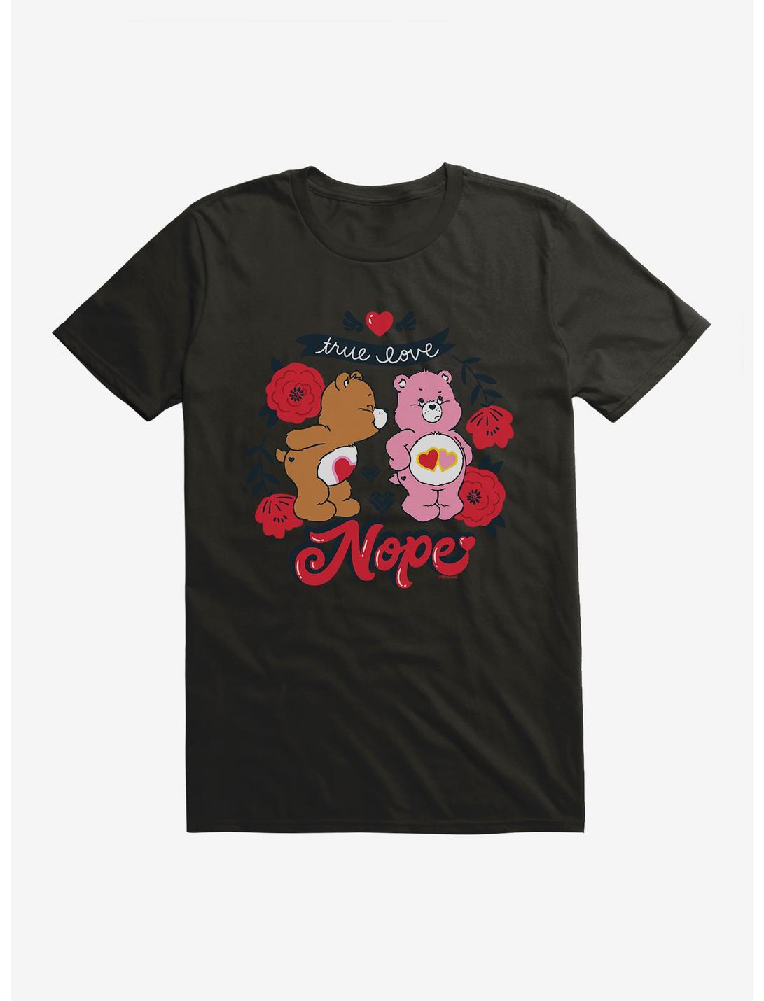 Care Bears True Love...Nope T-Shirt, BLACK, hi-res