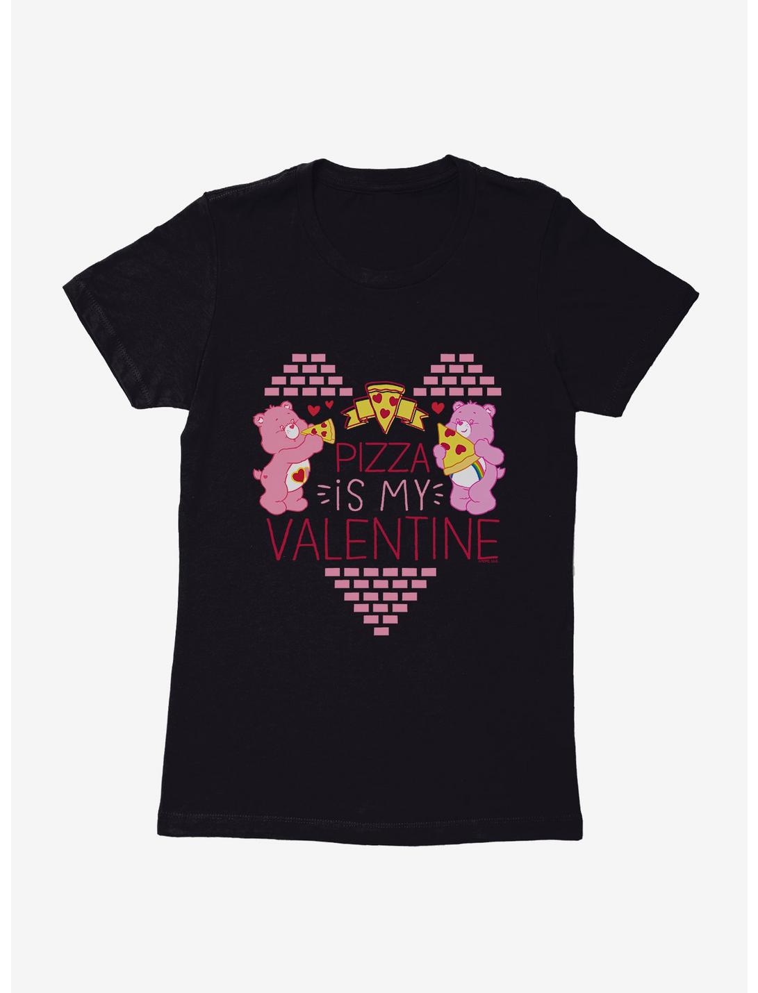 Care Bears Pizza Is My Valentine Womens T-Shirt, BLACK, hi-res