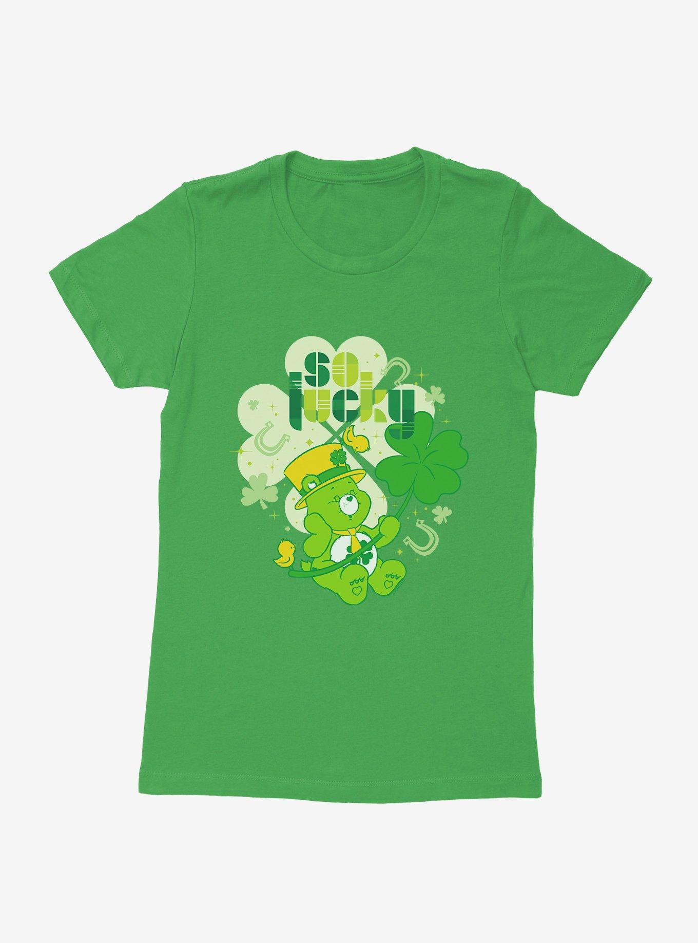 Care Bears So Lucky Womens T-Shirt, KELLY GREEN, hi-res