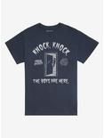 Buzzfeed Unsolved Knock, Knock T-Shirt, NAVY, hi-res
