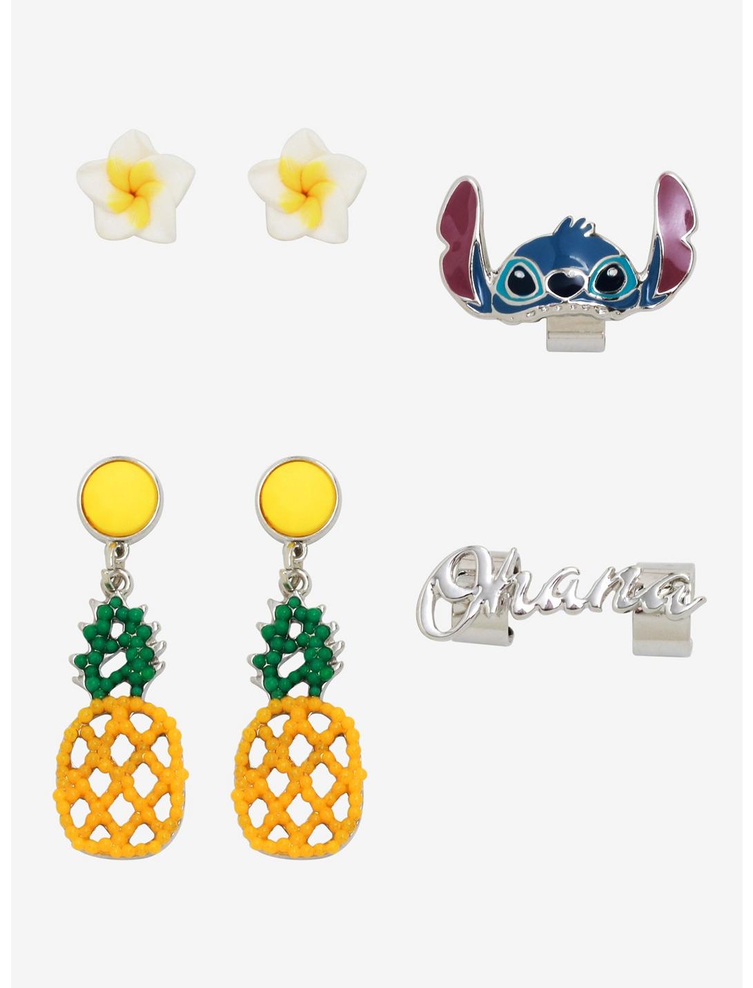 Disney Lilo & Stitch Earring & Cuff Set - BoxLunch Exclusive, , hi-res