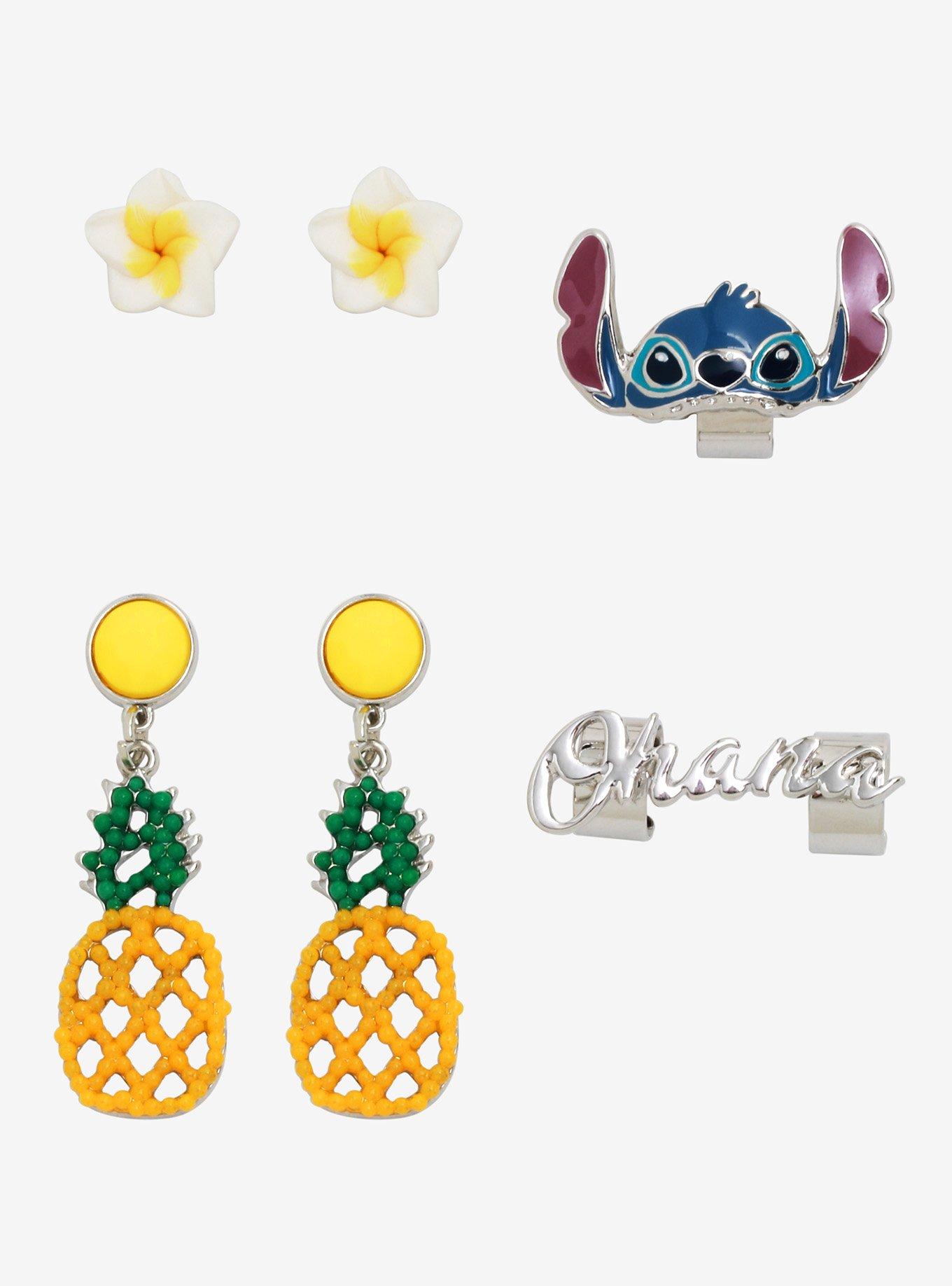 Disney Lilo & Stitch Earring & Cuff Set - BoxLunch Exclusive, , hi-res